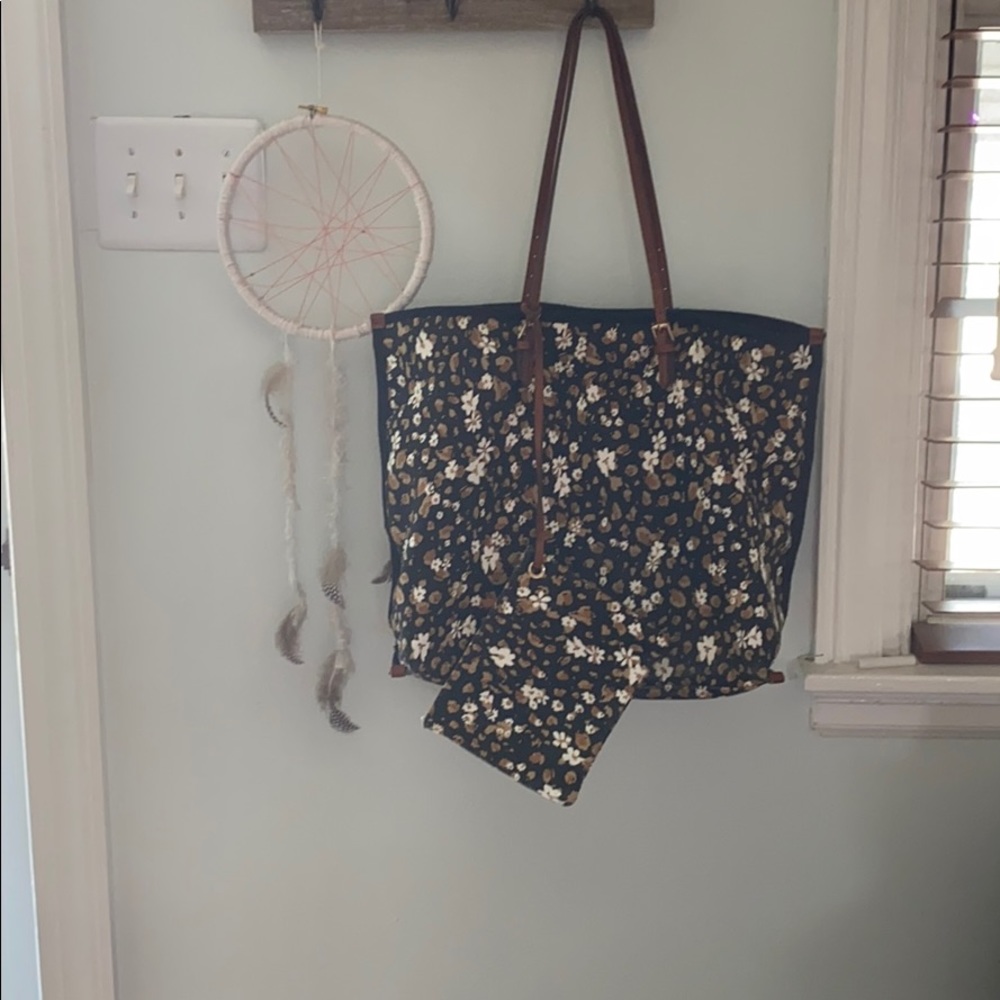 Anthropologie Canvas Tote Bag